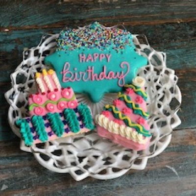 Birthday Celebration Cookie Set $59/dozen